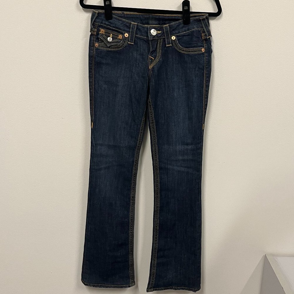 True Religion Boot Cut Dark Blue Jeans